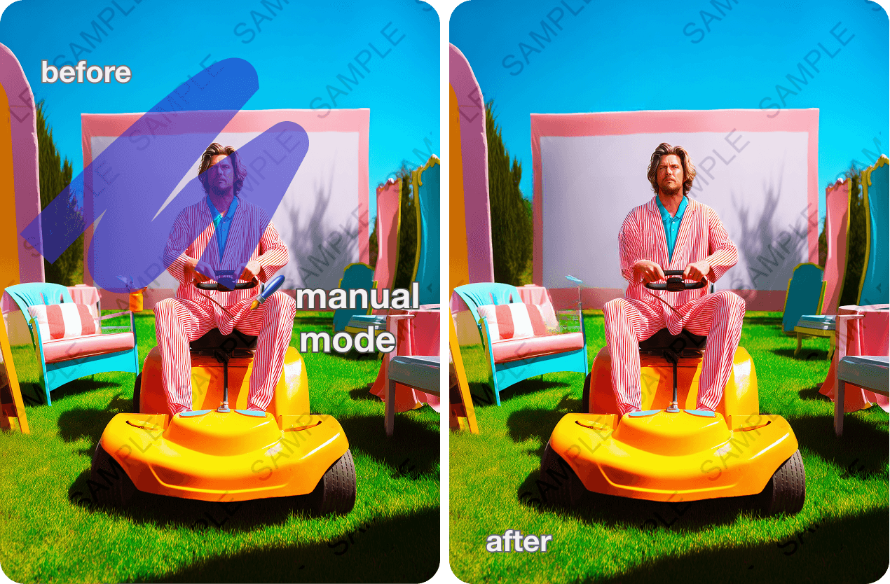 Manual/Guided Erase